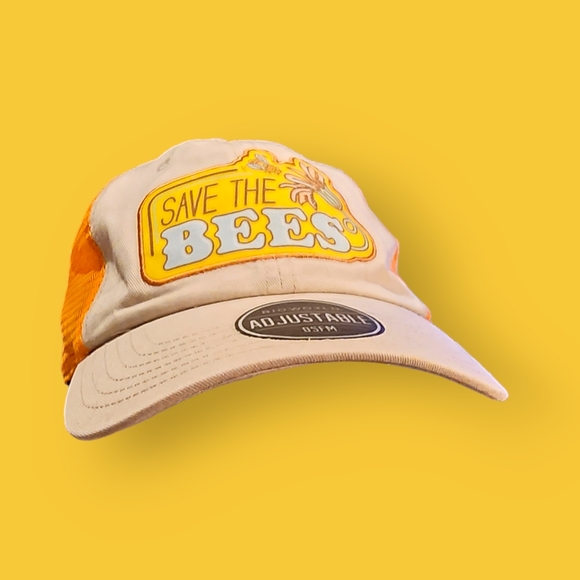 Adult Adjustable Baseball Cap  - Save The Bees 🐝 - Picture 2 of 8